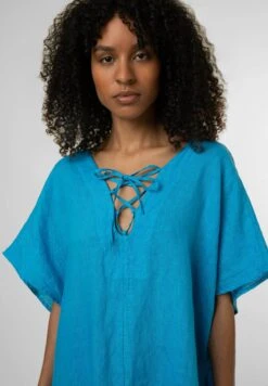 FRNCH Eri - Maxi-Jurk - Bleu Azur -Only Mode Winkel 0d1dd4efa3c640bc85bf61dff945093a