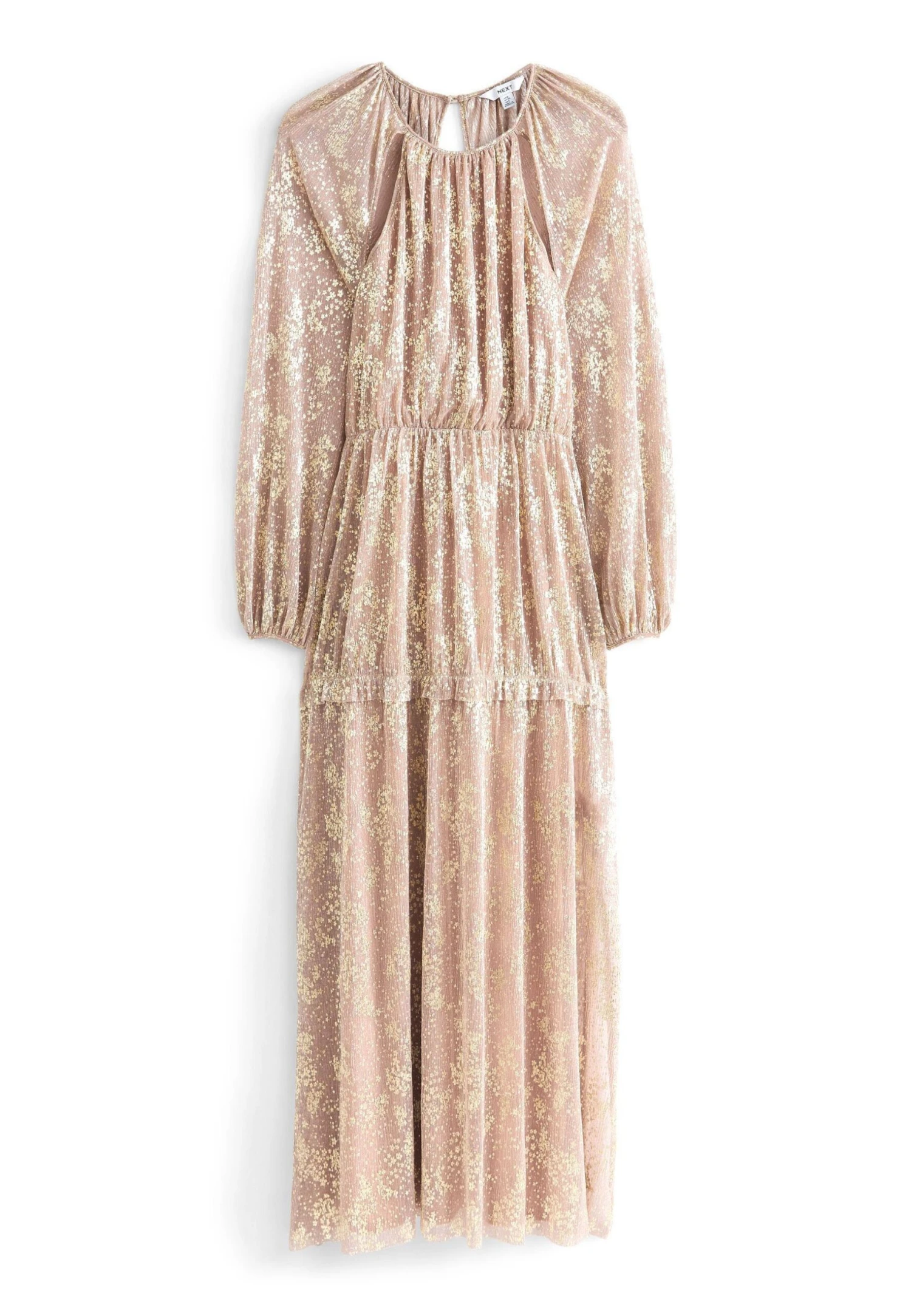 Next Foil Print Long Sleeve Standard - Galajurk - Blush Pink 5 Next Foil Print Long Sleeve Standard - Galajurk - Blush Pink - Afbeelding 5