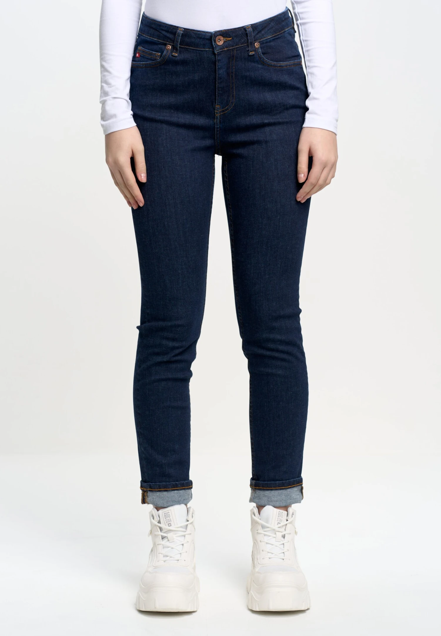 BIG STAR Katrina - Slim Fit Jeans - Marine 3 BIG STAR Katrina - Slim Fit Jeans - Marine - Afbeelding 3