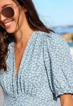 Next Ditsy Floral Mini SummerStandard - Jurk - Blue -Only Mode Winkel 0dfefe46f91144c6a90c1dd81cdc5c8f