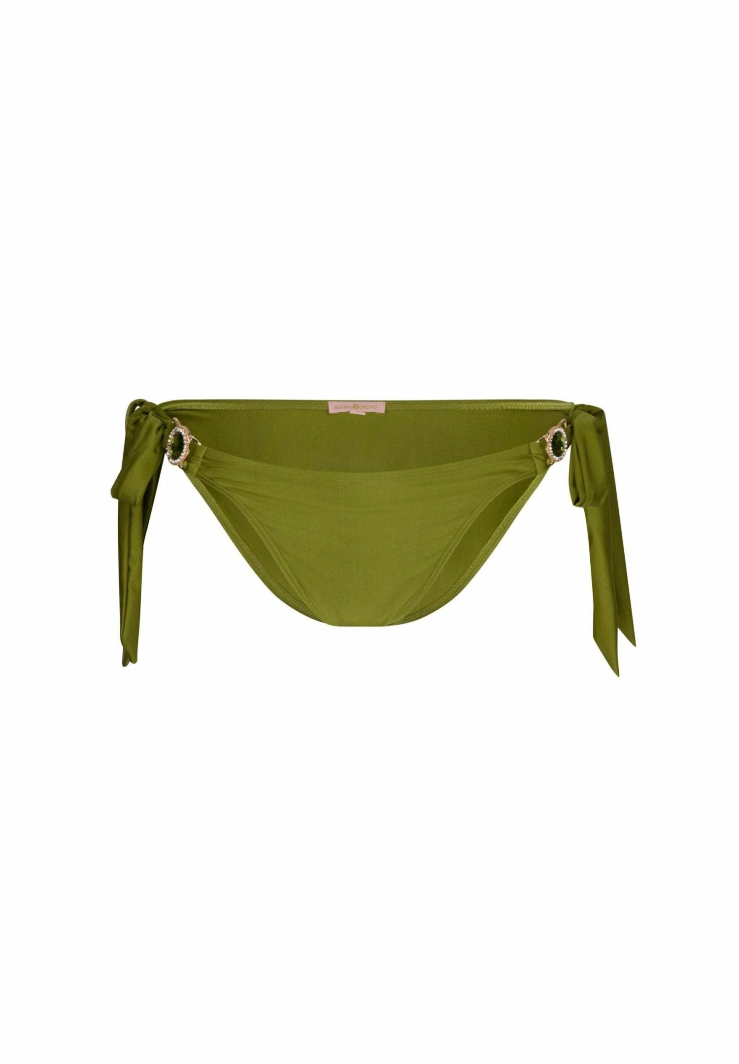 Amour Tie Side Full Bum- Bikinibroekje - Olive Shimmer 5 Amour Tie Side Full Bum- Bikinibroekje - Olive Shimmer - Afbeelding 5