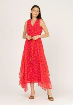 Largo Asimétrico - Cocktailjurk - Fucsia