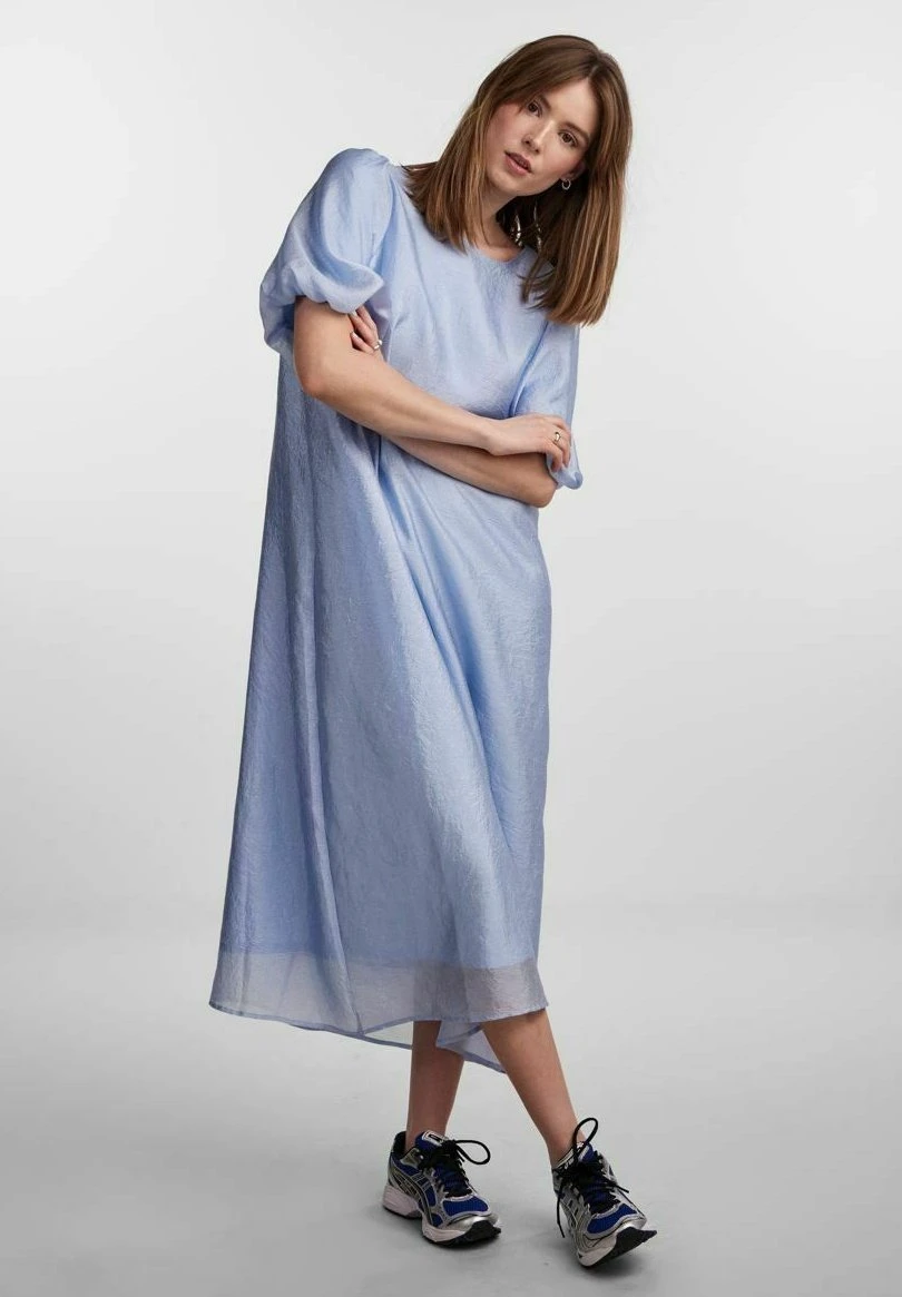 Pieces Midi Pcjoy - Jurk - Airy Blue 3 Pieces Midi Pcjoy - Jurk - Airy Blue - Afbeelding 3