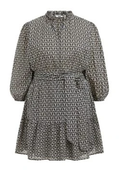 WE FASHION Met Dessin Curve - Jurk - Black 10 WE FASHION Met Dessin Curve - Jurk - Black -Only Mode Winkel 0fb01cfab5f147c9a3182aec200188b3