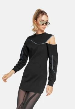 Twist - Gebreide Jurk - Black