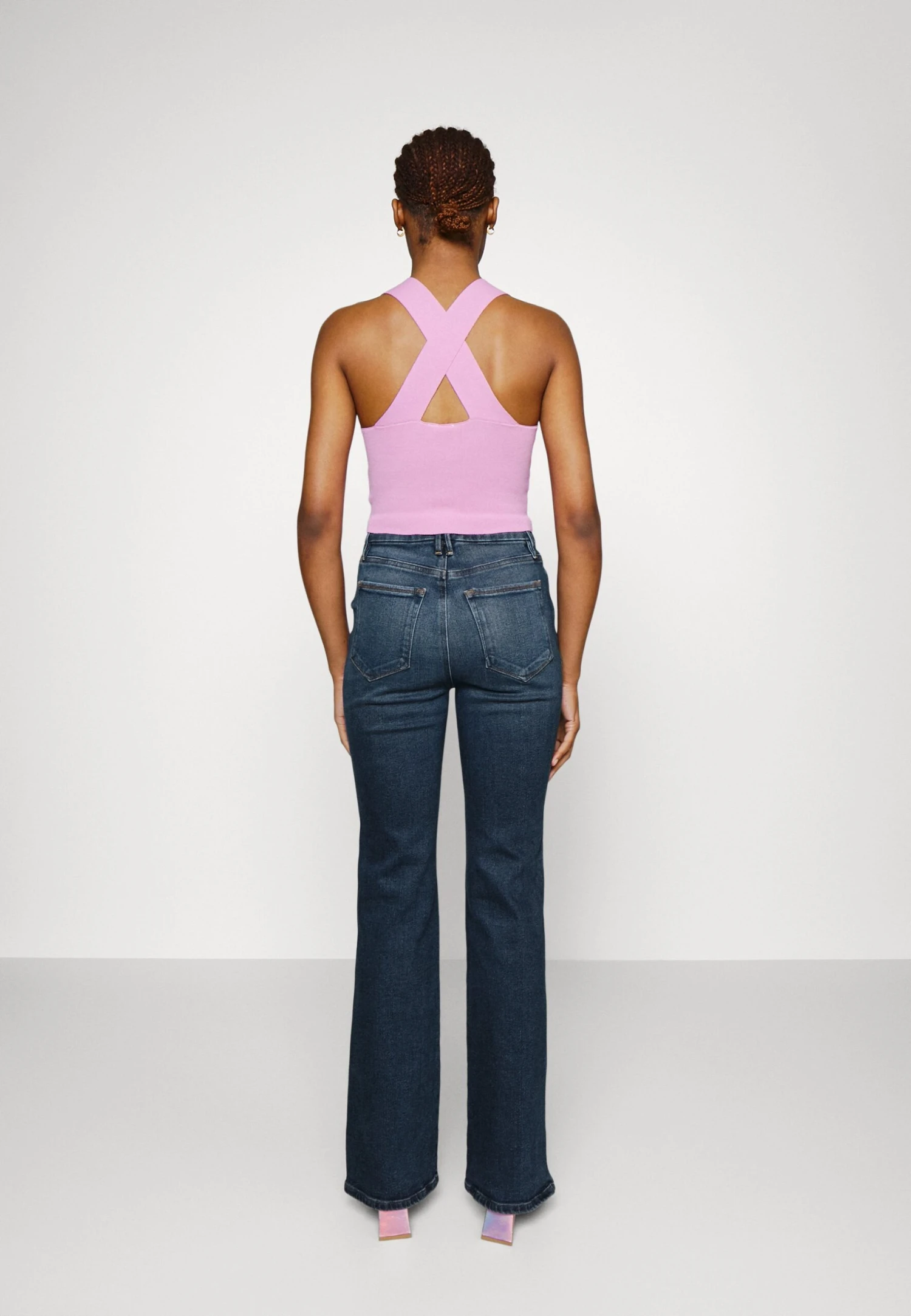 GOOD AMERICAN Good Curve Boot - Bootcut Jeans - Dark-BlueDenim 3 GOOD AMERICAN Good Curve Boot - Bootcut Jeans - Dark-BlueDenim - Afbeelding 3