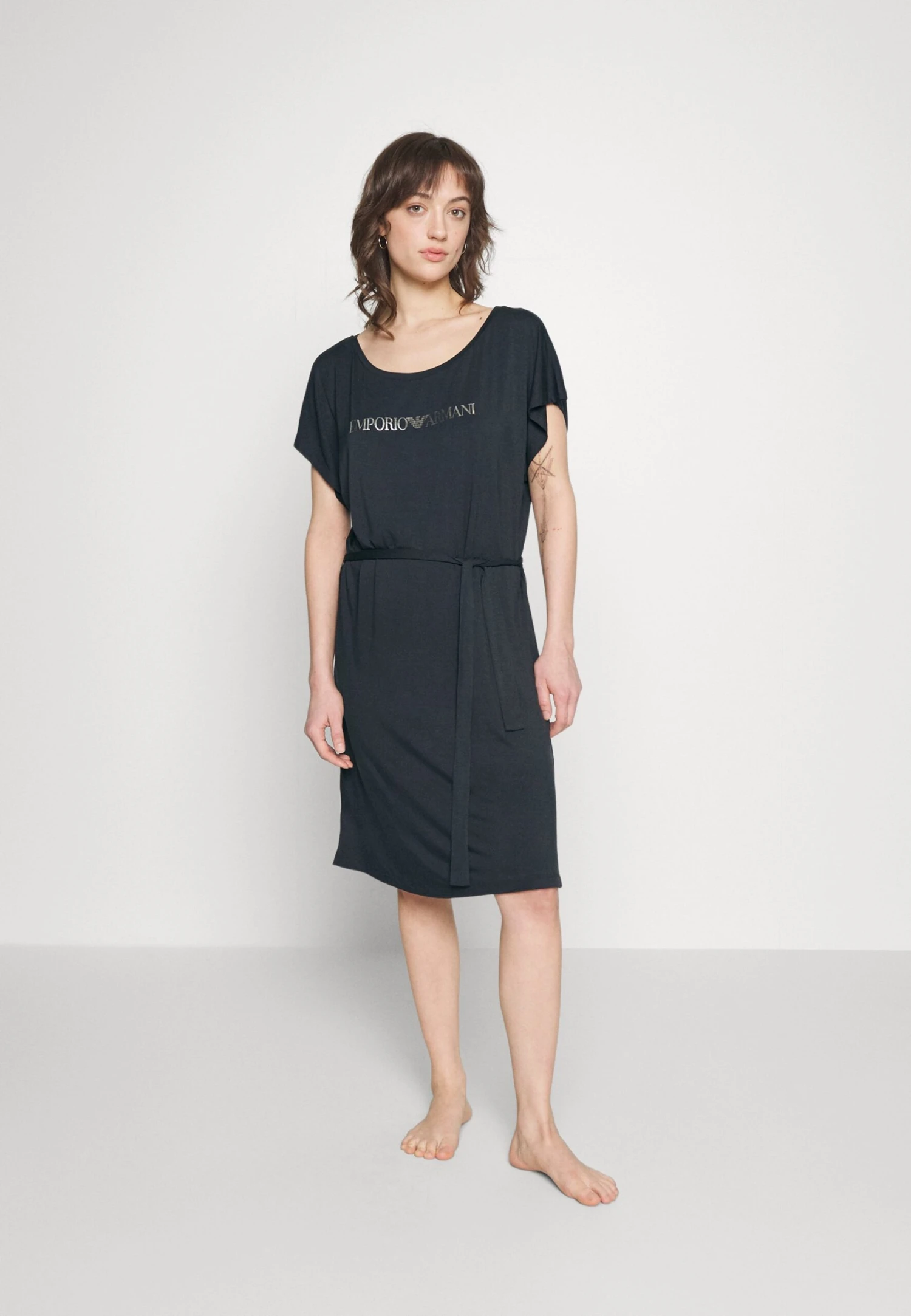 Emporio Armani Short Dress - Strandaccessoire - Nero/Black 2 Emporio Armani Short Dress - Strandaccessoire - Nero/Black - Afbeelding 2