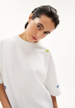 Armedangels Laauri- T-Shirt Print - White -Only Mode Winkel 102e9b2b8491428da1c698d0ae62542b