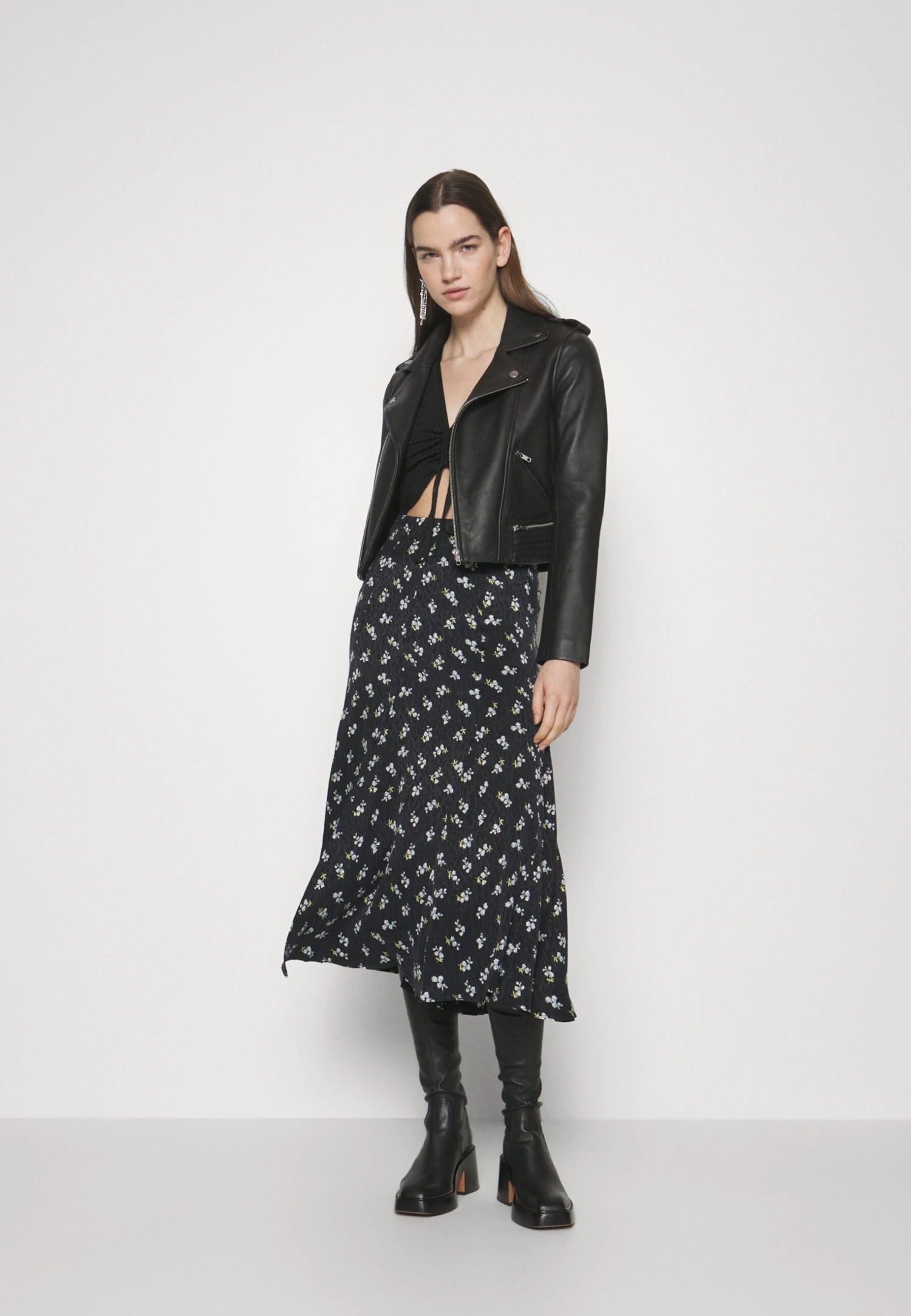 Maje A-Lijn Rok - Muguet Bleu 3 Maje A-Lijn Rok - Muguet Bleu - Afbeelding 3