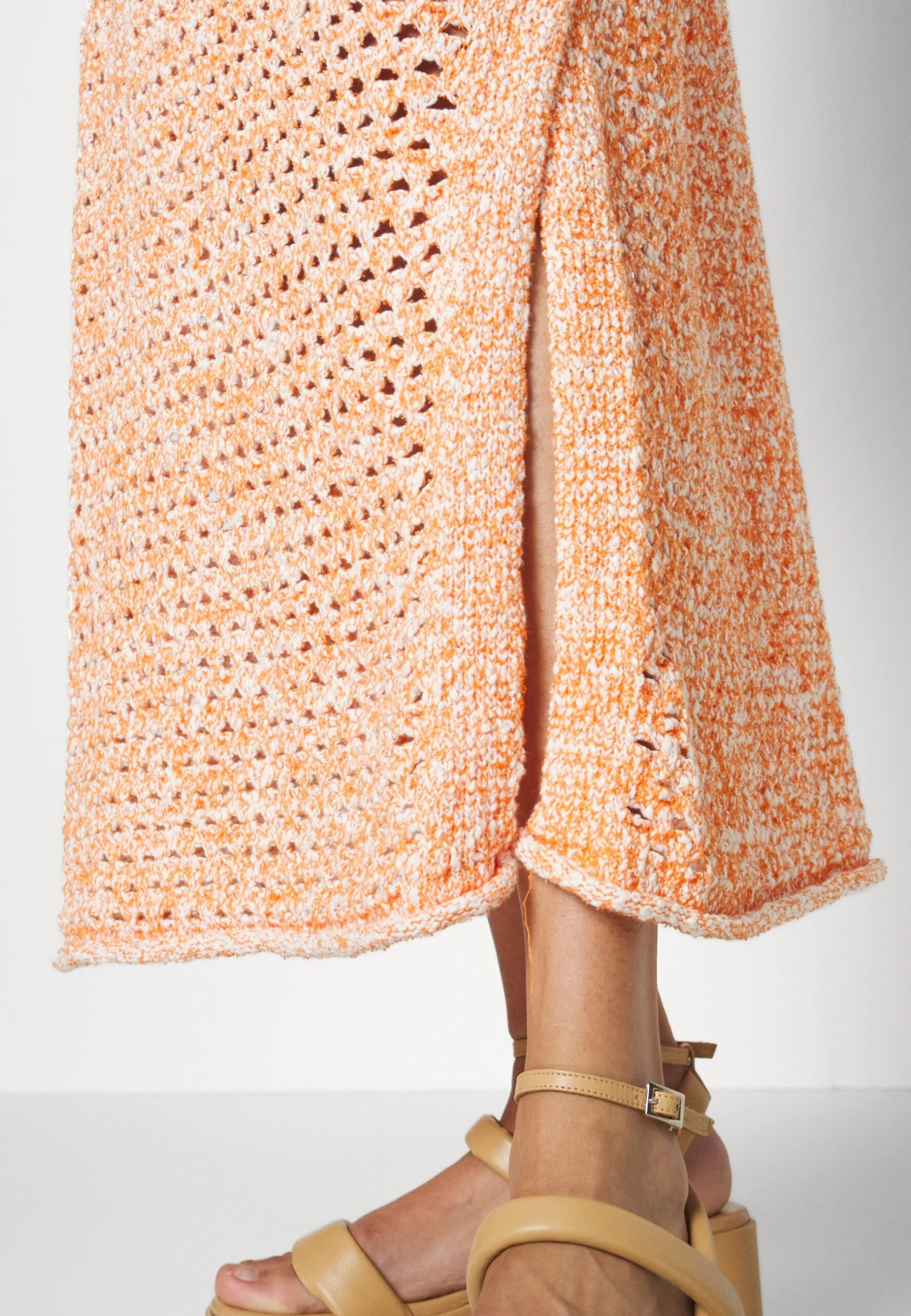 Holzweiler Crochet- Gebreide Jurk - Orange Mix 8 Holzweiler Crochet- Gebreide Jurk - Orange Mix - Afbeelding 8