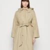 Selected Femme Slfborg- Trenchcoat - Chinchilla