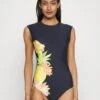 Seafolly Summer Salt Cap Sleeve One Piece - Badpak - Black