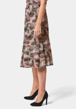 GOLDNER Druck Druck Aus Bequemer Mischu - A-Lijn Rok - Coral Beige Patterned -Only Mode Winkel 10c81a7d7f61440db14233c86e063282