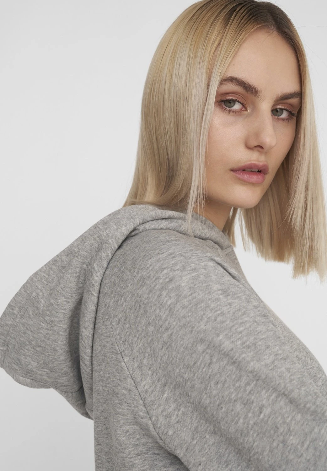 Noisy May Nmhelene Dress - Jurk - Light Grey Melange 4 Noisy May Nmhelene Dress - Jurk - Light Grey Melange - Afbeelding 4