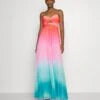 Emmett Pleated Gown - Galajurk - Ombre Sunset