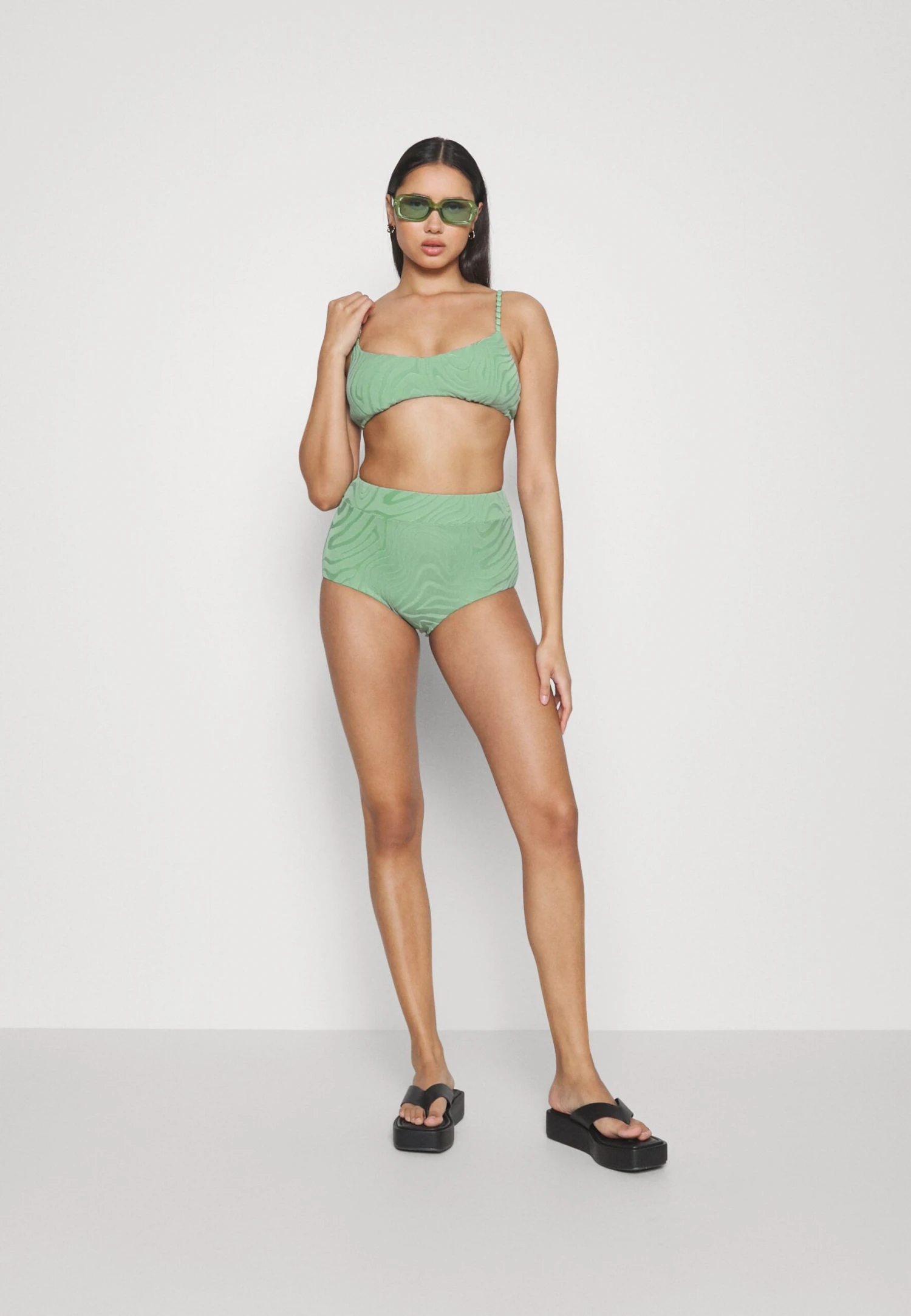 Seafolly Second Wave- Bikinibroekje - Palm Green 2 Seafolly Second Wave- Bikinibroekje - Palm Green - Afbeelding 2