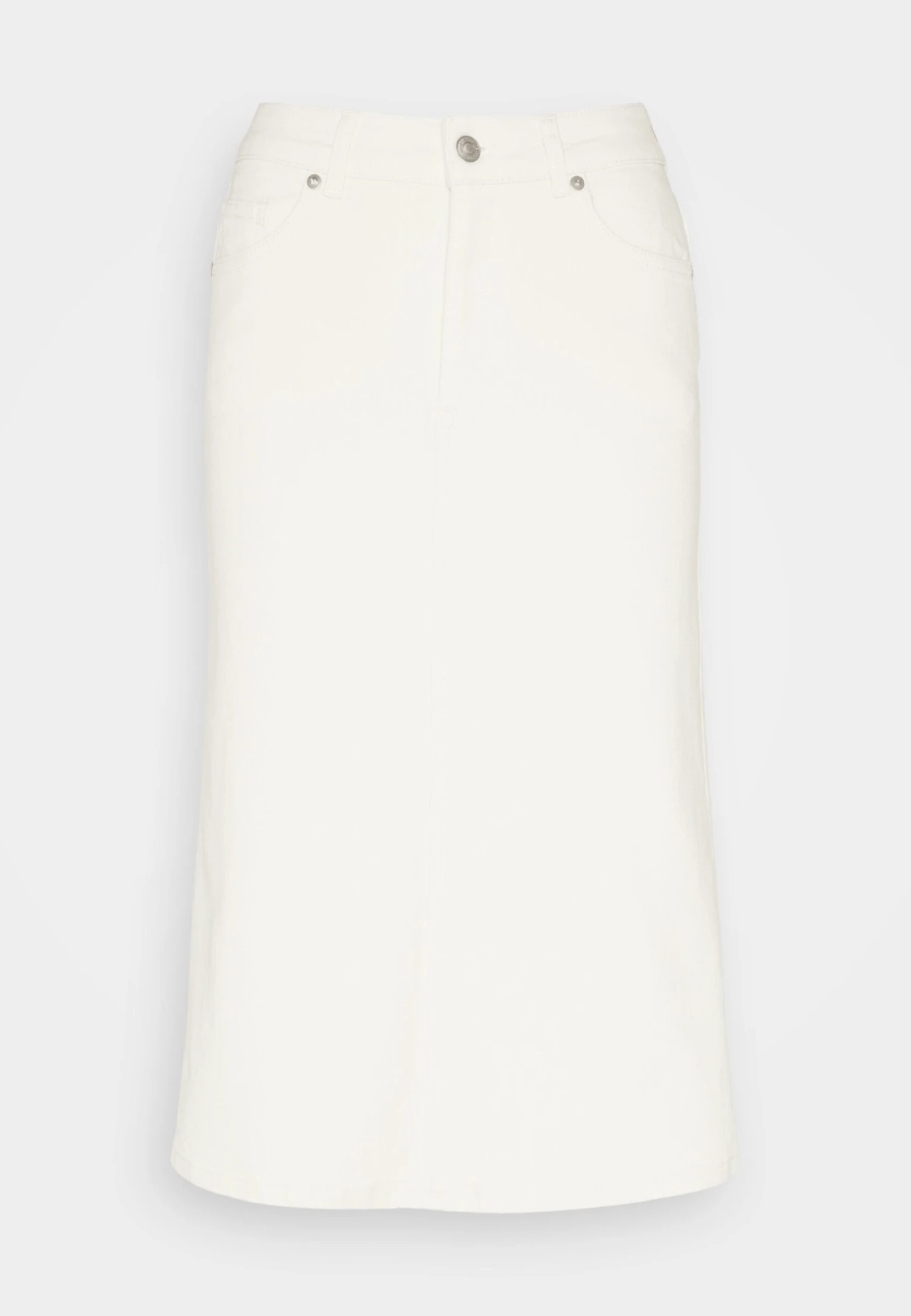 Selected Femme Slfvinnie Midi Skirt - Jeansrok - Whisper White 5 Selected Femme Slfvinnie Midi Skirt - Jeansrok - Whisper White - Afbeelding 5