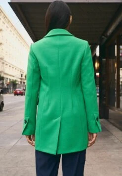 Next Double Breasted Standard - Halflange Jas - Green -Only Mode Winkel 11d3066bf57547feb48dc9d1014d81c5