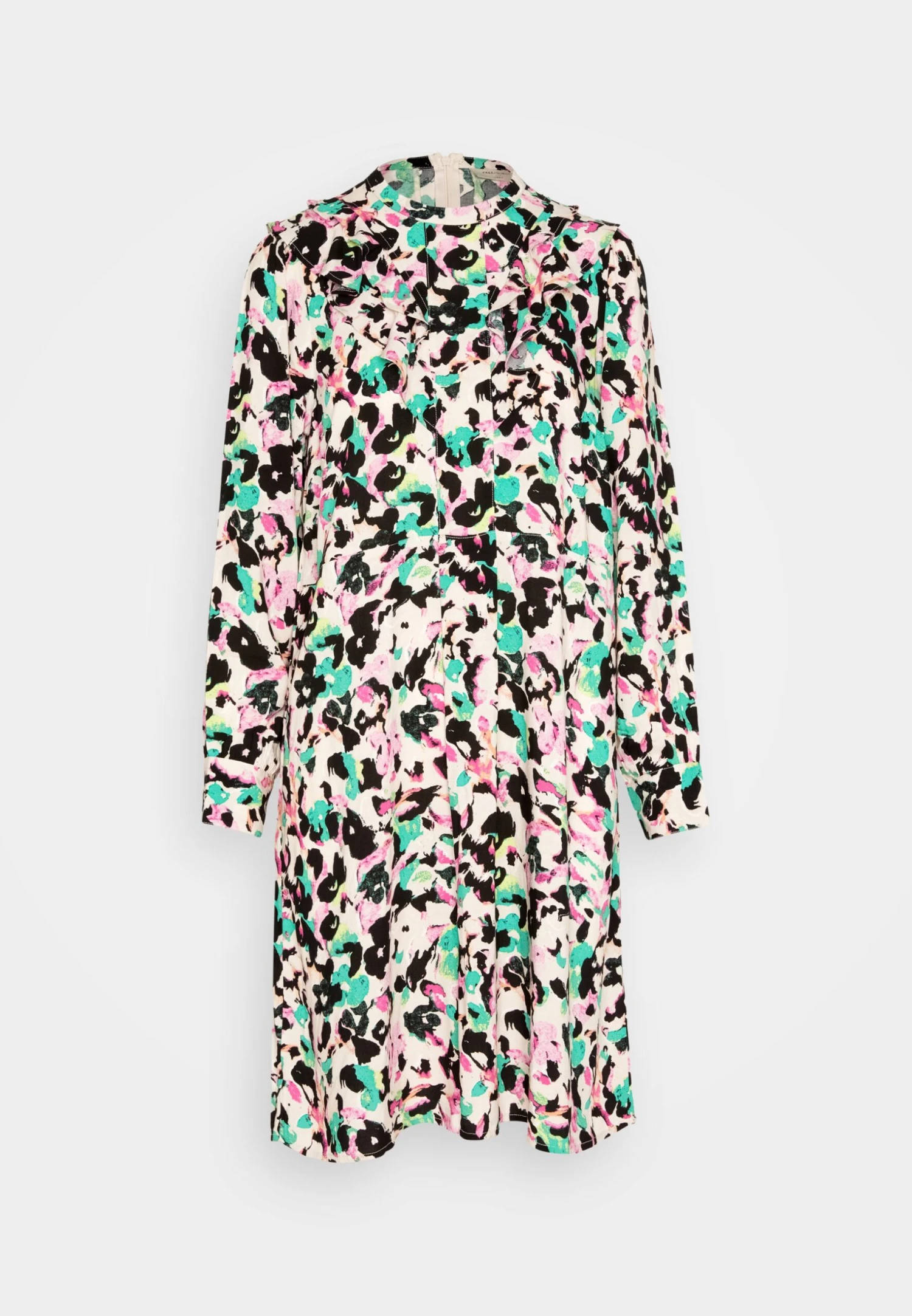 FREEQUENT Tido Dress - Jurk - Pepper Green/Moonbeam 5 FREEQUENT Tido Dress - Jurk - Pepper Green/Moonbeam - Afbeelding 5