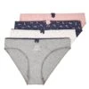 4 Pack - Slip - Grey Dark Blue Light Pink