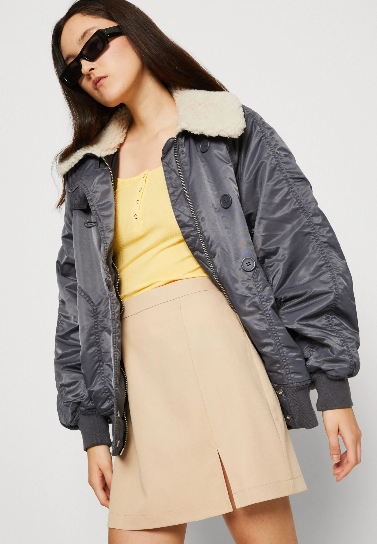 Pieces Pcthelma - Minirok - Irish Cream 4 Pieces Pcthelma - Minirok - Irish Cream - Afbeelding 4