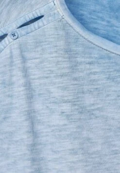 Cecil Mit Knopfdessin - T-Shirt Basic - Blau -Only Mode Winkel 130d6d2800f842cd835ec1a5387e1302