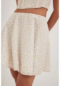 NA-KD PhiakaPrinted Flowy Skirt - A-Lijn Rok - Multi-Coloured -Only Mode Winkel 14df400ab884489782a5a628d0198d63