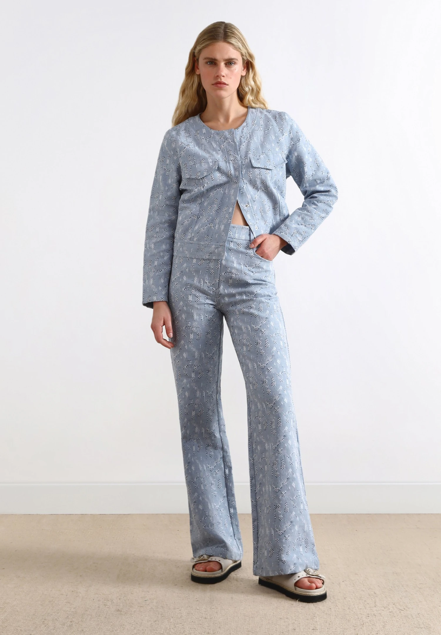 Scalpers Milla - Broek - Light Blue 3 Scalpers Milla - Broek - Light Blue - Afbeelding 3