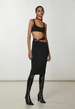 Patrizia Pepe With Zip - Kokerrok - Nero -Only Mode Winkel 1589cccf9dd14b4c848bbd25a2bfac1a