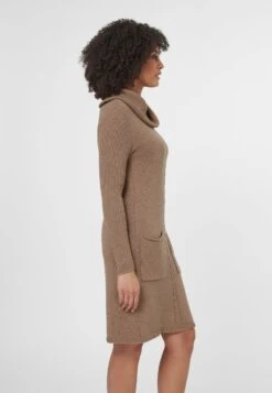 Mit Zopfmuster - Gebreide Jurk - Caramel Melange -Only Mode Winkel 15a56ce81e8143b68ef6095f753d4a34