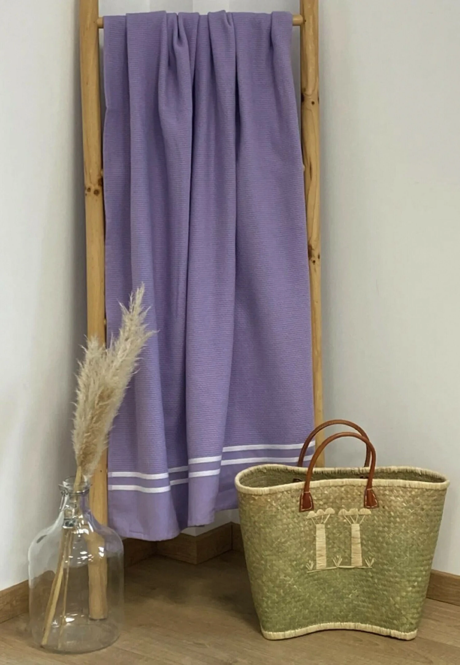 Waffle - Strandhanddoek - Orchid 3 Waffle - Strandhanddoek - Orchid - Afbeelding 3