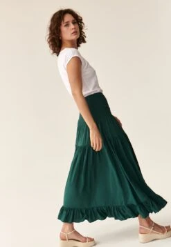 Efia - Plooirok - Green 10 Efia - Plooirok - Green -Only Mode Winkel 1633c768d8144b0fbf3f0c5c5f5b70ef