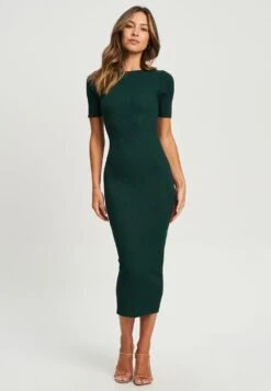 Tussah Leona - Etui-Jurk - Emerald