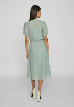 Vila Kurzärmeliges - Jurk - Green Milieu -Only Mode Winkel 1646f567d46e428897bb47497df659f2