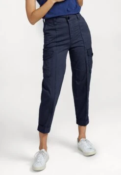 Mos Mosh Madisane Paper Pant - Cargobroek - Navy