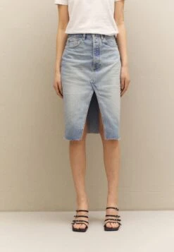 RE/DONE Midi Skirt - Kokerrok - Opal Indigo