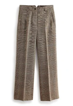 Next Tailored Wide Standard Tall - Broek - Natural Check 10 Next Tailored Wide Standard Tall - Broek - Natural Check -Only Mode Winkel 17d1013ceb664a7481873e239d3b4313