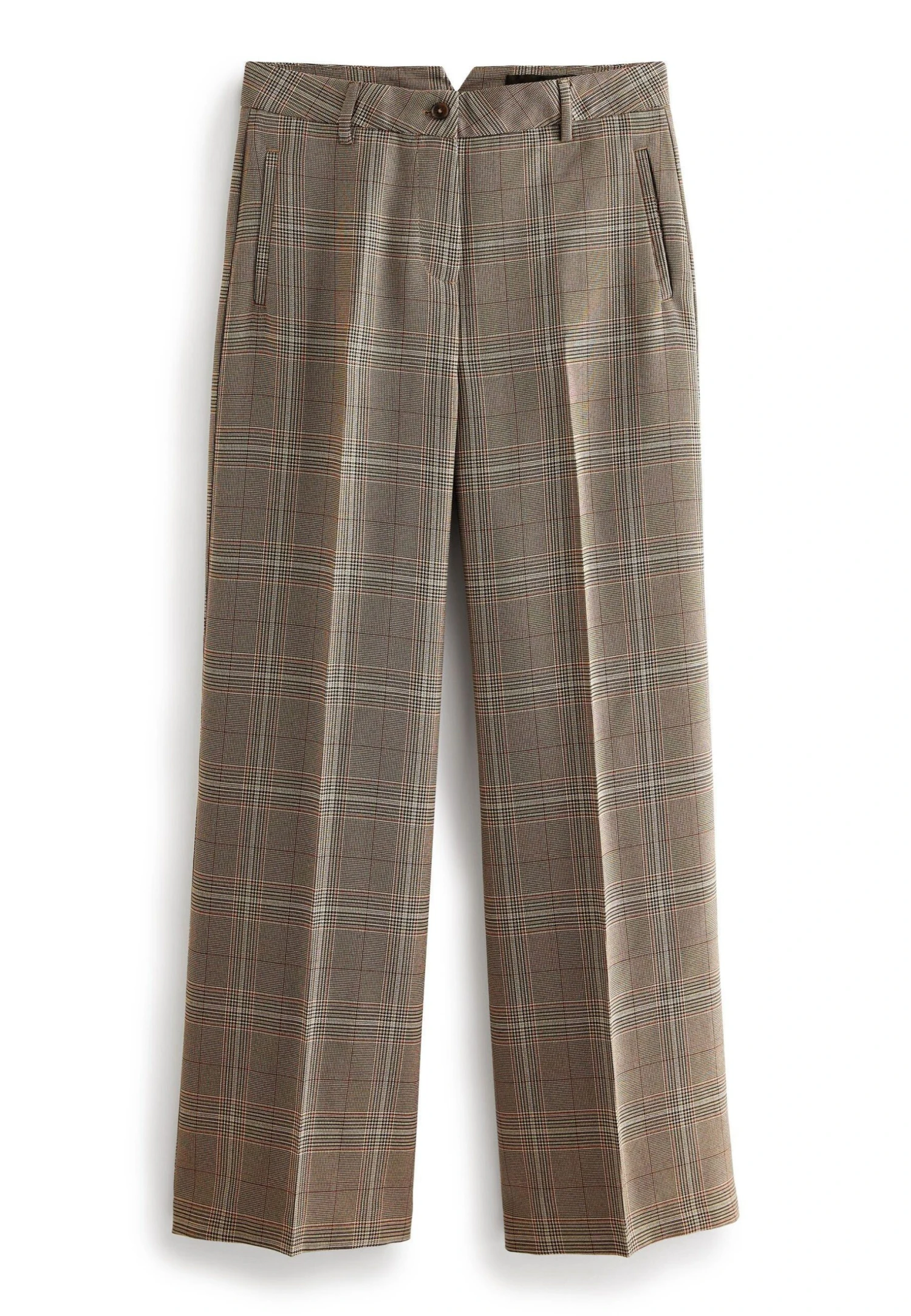 Next Tailored Wide Standard Tall - Broek - Natural Check 5 Next Tailored Wide Standard Tall - Broek - Natural Check - Afbeelding 5