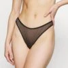 AGENT PROVOCATEUR Lucky Brazilian Thong - String - Black