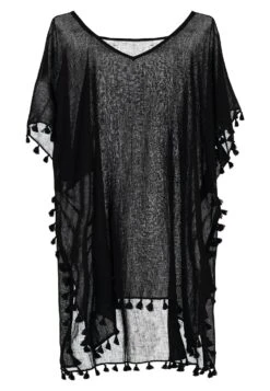 Seafolly Amnesia Kaftan - Strandaccessoire - Black -Only Mode Winkel 182c90fb60b84cd6a2d1c60951a421b9