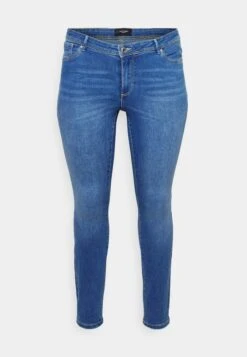 Vero Moda Curve Vmfanya- Slim Fit Jeans - Medium Blue Denim