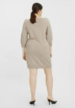 Vero Moda Curve Gebreide Jurk - Silver Mink 7 Vero Moda Curve Gebreide Jurk - Silver Mink -Only Mode Winkel 18863be0871d449b8807cc23c9ac547c