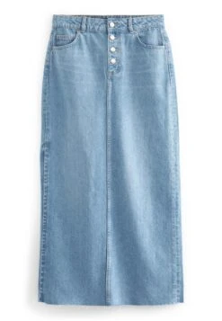 Next Button Front Side Split Standard - Maxirok - Mid Blue -Only Mode Winkel 19013c03c7bd47309c8ba612c860826d