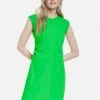Taifun Arm Kurz Sommer Mit Tailleninszenierung - Jurk - Garden Green
