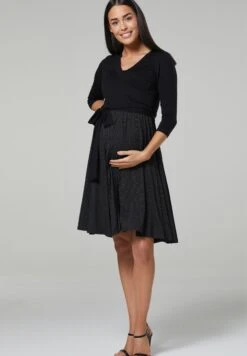 Umstandsnachthemd Mit Stillfunktion - Jurk - Schwarze Punkte 10 Umstandsnachthemd Mit Stillfunktion - Jurk - Schwarze Punkte -Only Mode Winkel 192ecda37d4249b7a991df5a6d91fbc5