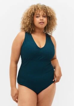 Zizzi With Wrap Effect - Badpak - Deep Teal