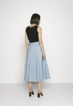 Zarda - A-Lijn Rok - Azzurro -Only Mode Winkel 197ec83a12aa41fea8db165f6796bde3