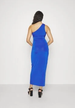 Wal G Party Bina One Shoulder Midi - Jerseyjurk - Electric Blue -Only Mode Winkel 199a5119722640bca8238a7ee791dea9
