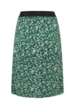 Kaffe Bpgertie - A-Lijn Rok - Green Flower Print -Only Mode Winkel 19e04a020fb24111a2fa98f79073d693