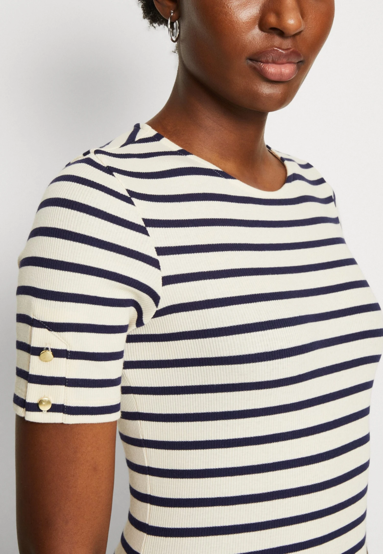 Anna Field T-Shirt Print - Dark Blue/White 6 Anna Field T-Shirt Print - Dark Blue/White - Afbeelding 6